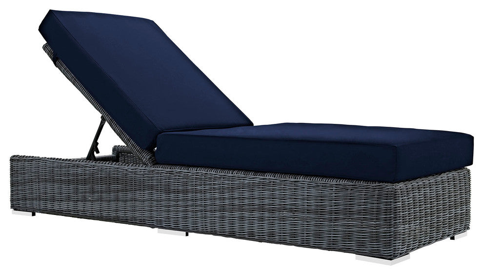 Canvas Navy Summon 12-Piece Outdoor Patio Sunbrella Sectional Set