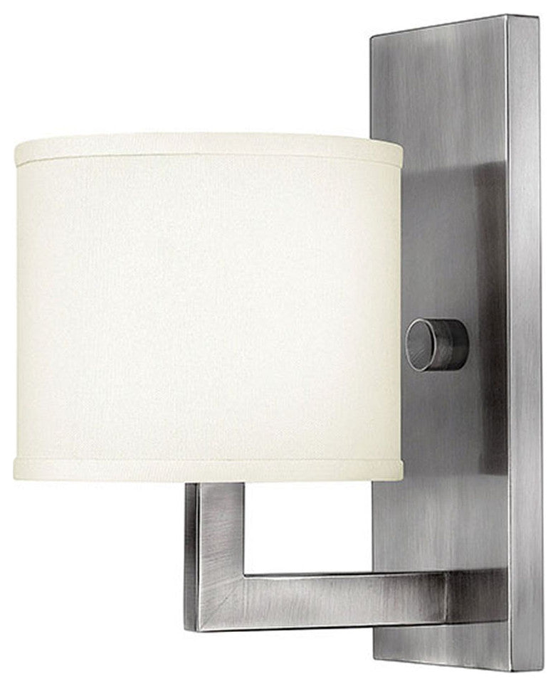 Hinkley Hampton Single Light Sconce, Antique Nickel