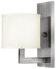 Hinkley Hampton Single Light Sconce, Antique Nickel