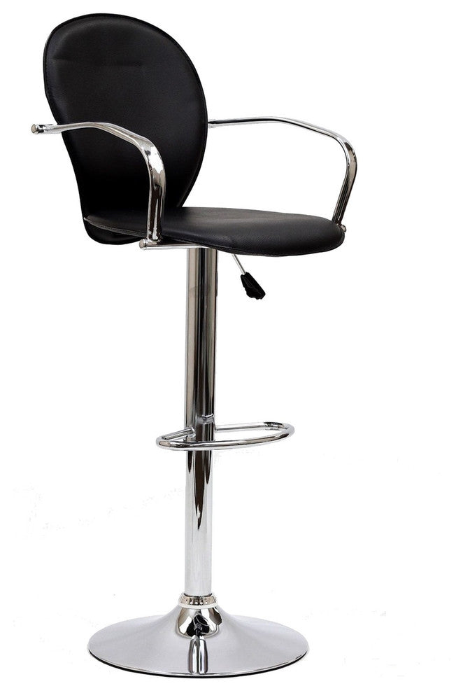 Modern Contemporary Dining Kitchen Bar Stool Black