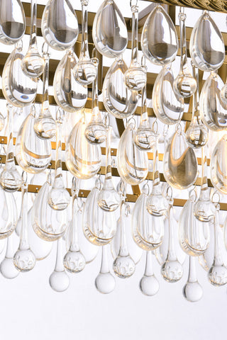 Nasir 40" Rectangle Pendant, Brass