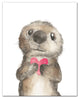 Otter Love 8x10 Canvas Wall Art