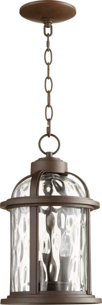 Winston 3-Light Pendant Outdoor, Oiled Bronze