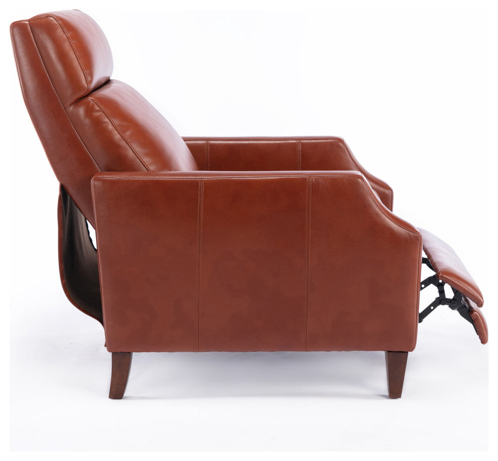 Balantyne Push Back Recliner, Caramel
