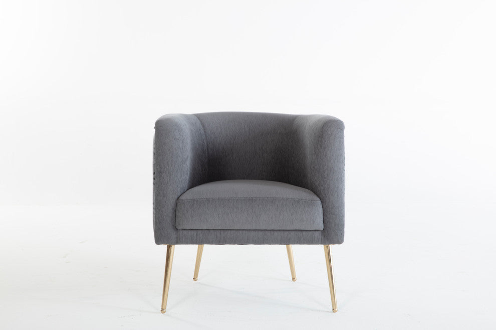 Cloak  Accent Armchair, Cloak Gray