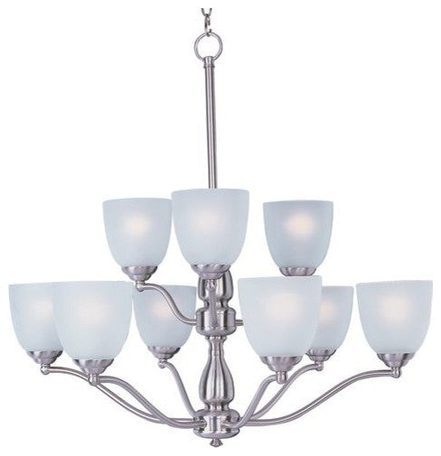 Maxim Stefan Nine Light Chandelier 10066FTSN