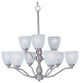 Maxim Stefan Nine Light Chandelier 10066FTSN