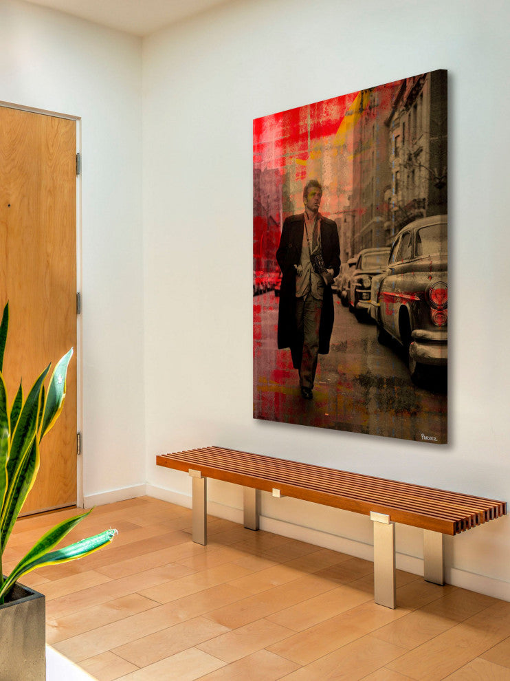 "James Dean -" Fine Art Canvas Print, 12"x18"