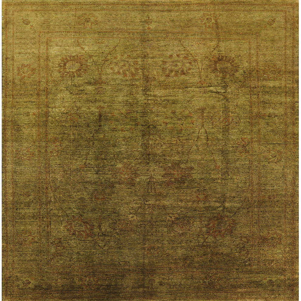 Ahgly Company Indoor Square Mid-Century Modern Area Rugs, 8' Square
