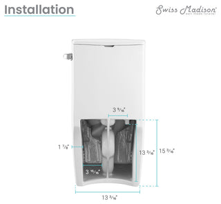 St. Tropez One Piece Elongated Toilet Right Side Flush 1.28 gpf