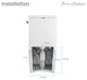 St. Tropez One Piece Elongated Toilet Right Side Flush 1.28 gpf
