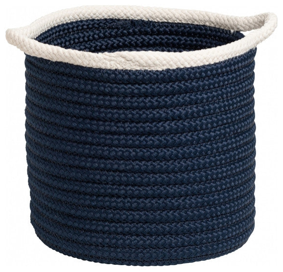 Colonial Mills Basket Sonoma Basket Navy Round