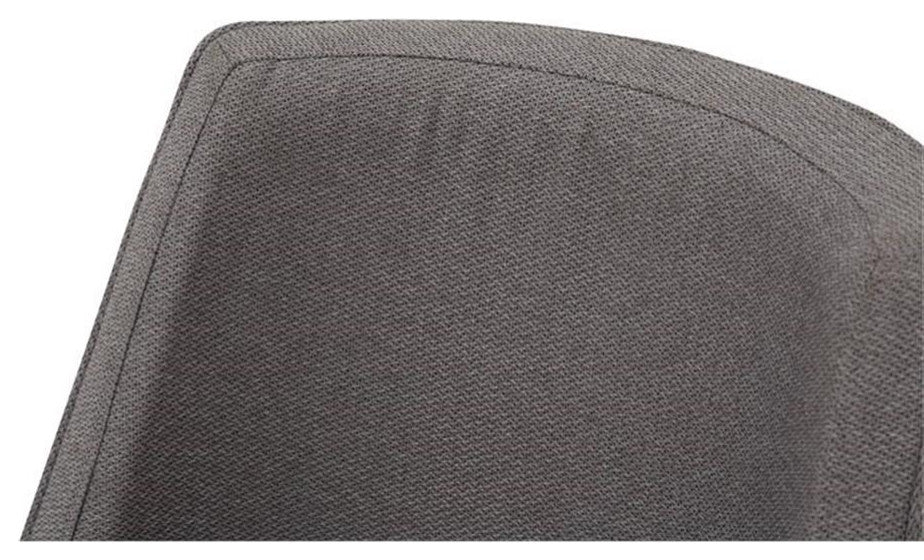 Michael Amini Brooklyn Walk 19.5" Fabric Dining Side Chair in Gray (Set of 2)