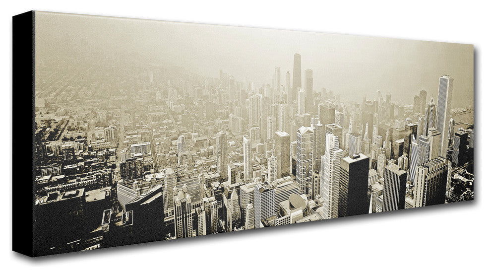 'Chicago Skyline' Canvas Art by Preston