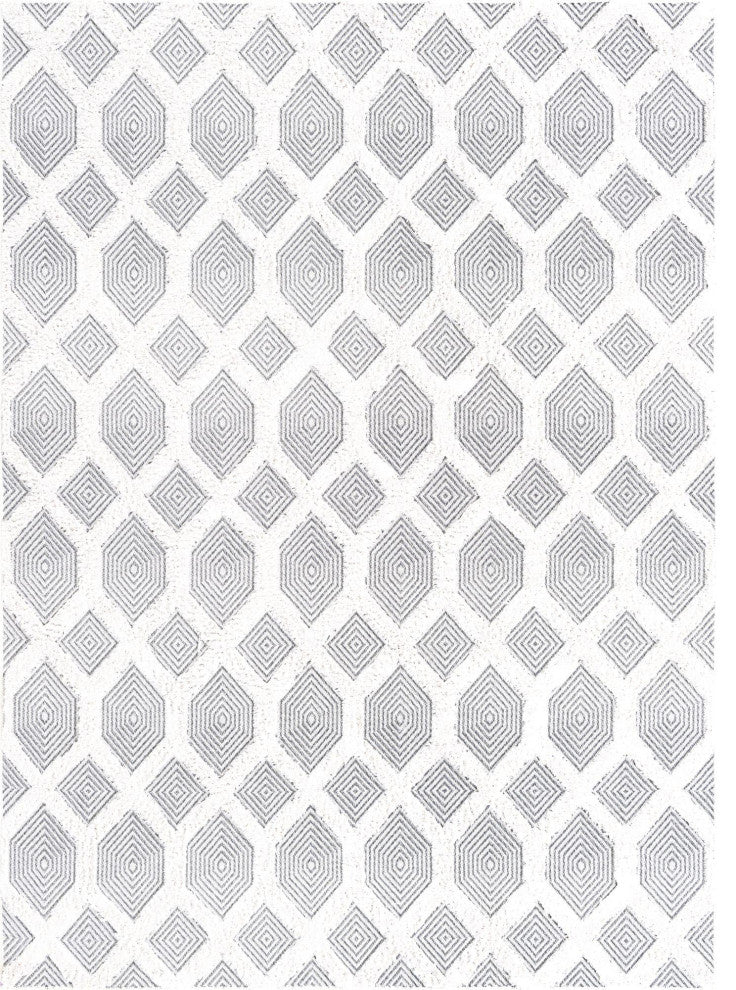 Unique Loom Sabrina Soto Casa Havana Area Rug, Anthracite Gray, 6' 4 X 9' 0 Rectangular