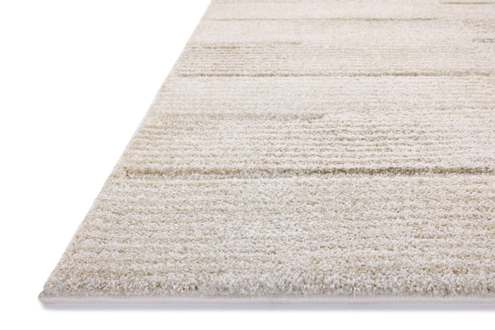 Loloi Silas Fog / Natural 3''-7" x 5''-7" Accent Rug
