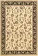Legacy Ivory And Black Rug, 6'7"x9'6"