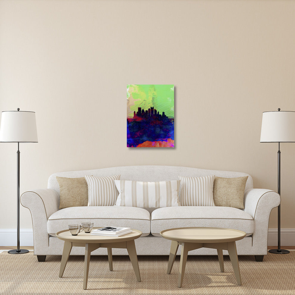 "Pittsburgh Watercolor Skyline" Fine Art Print