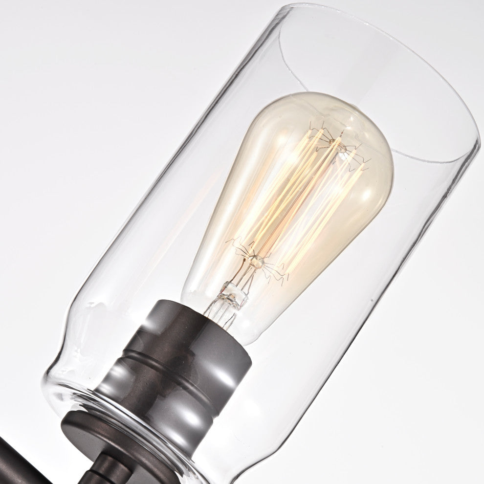 CHLOE Lighting Joyce Contemporary 3-Light Bath Vanity Fixture, Rubbed Bronze