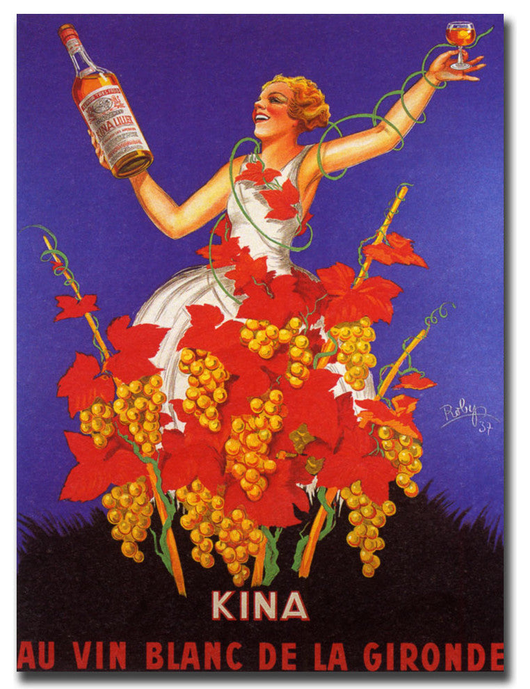 ''Kina Lillet'' Canvas Art