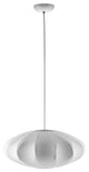 Modern Urban Contemporary Chandelier Light, White Fabric