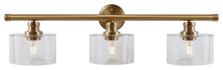 3-Light Bath Vanity Light, Soft Gold