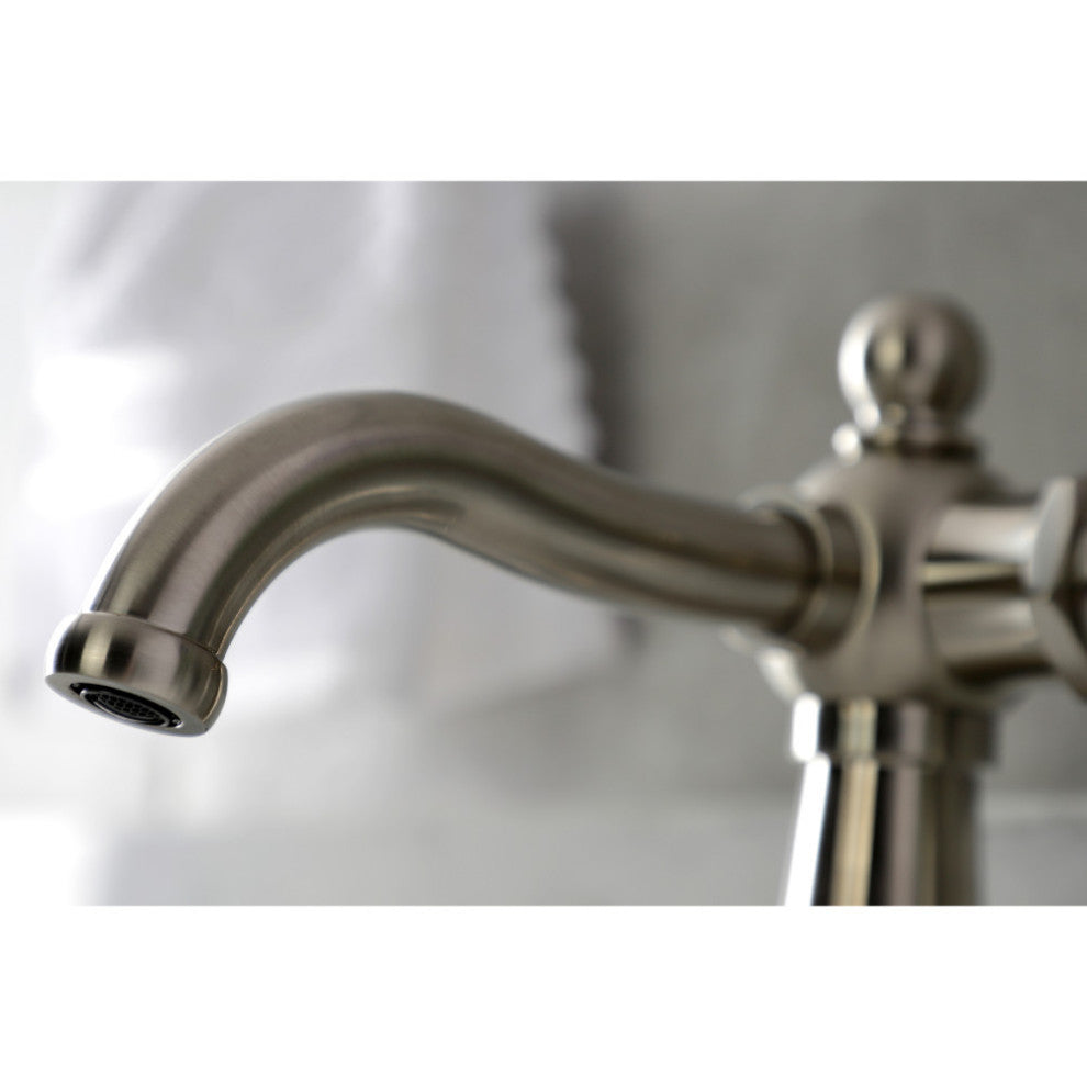 KSD154BXBN Single-Handle Bathroom Faucet With Push Pop-Up, Brushed Nickel
