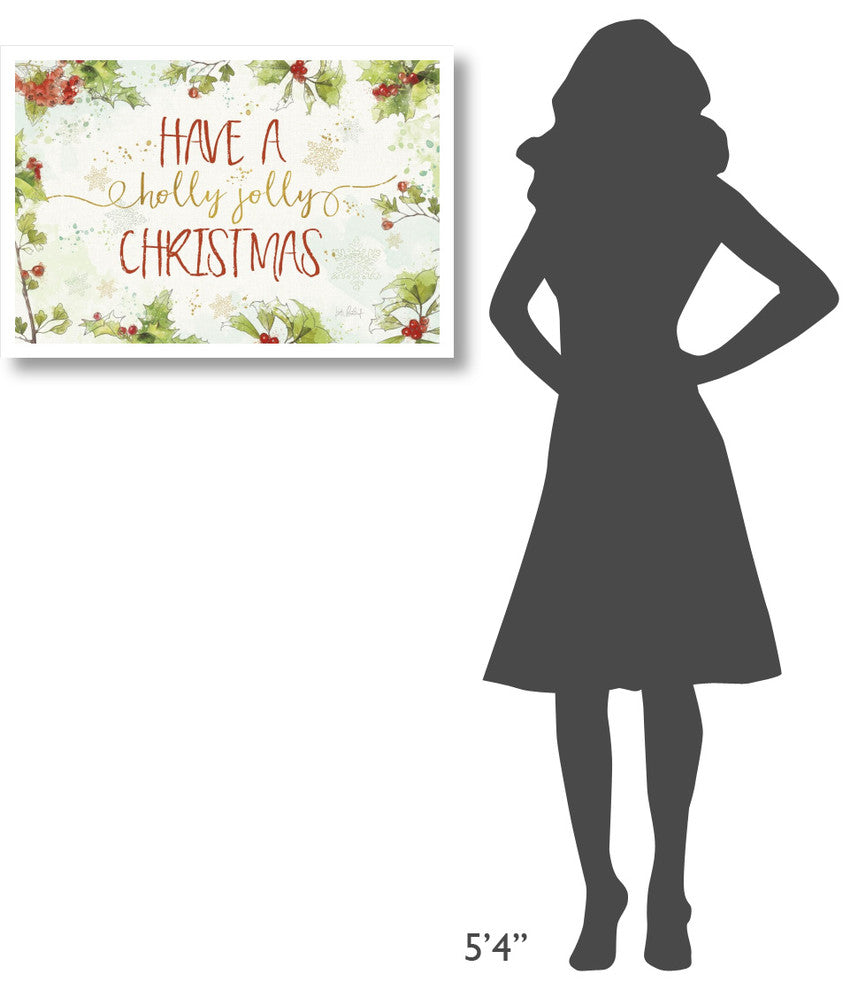 "Christmas Sentiments I" Digital Paper Print by Katie Pertiet, 32"x22"