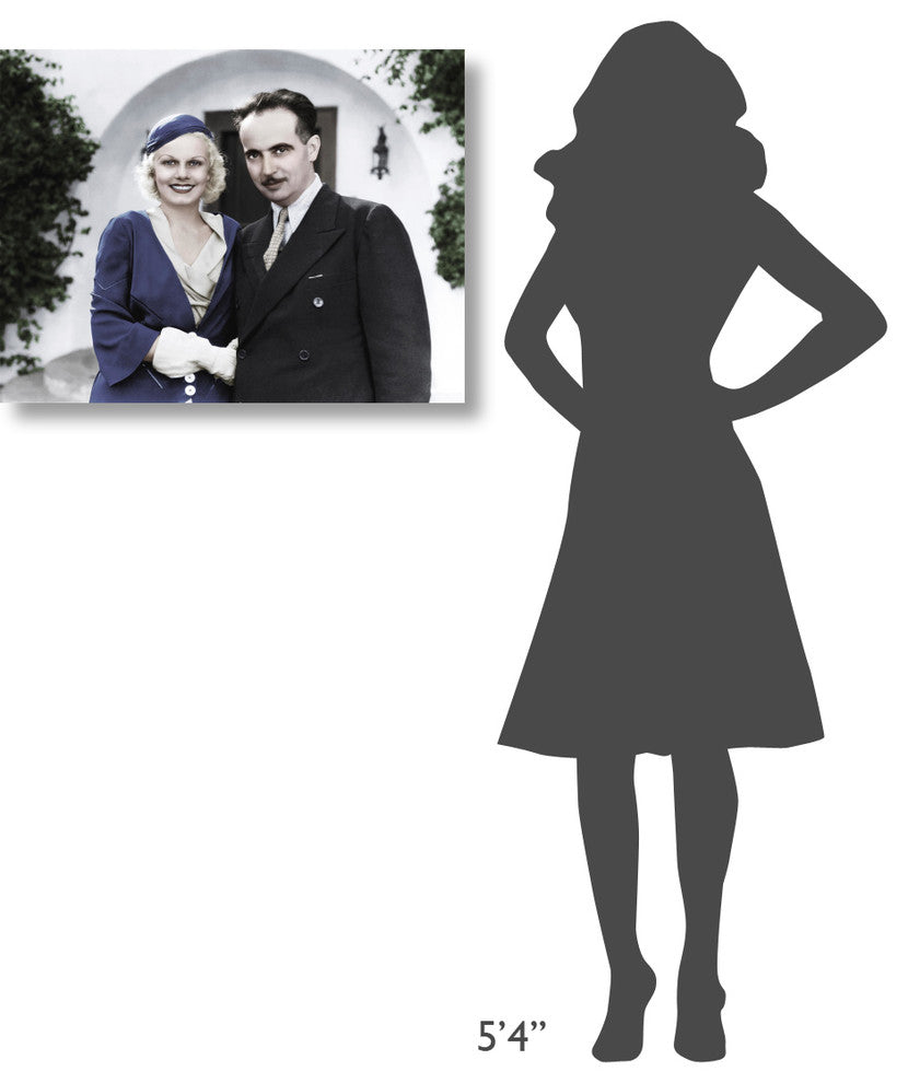 "Jean Harlow" Stretched Canvas Giclee by Hollywood Photo Archive, 30x23"