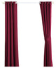 Serenta Black Out Curtains 4 Piece Sets, Burgundy, 54" X 84"