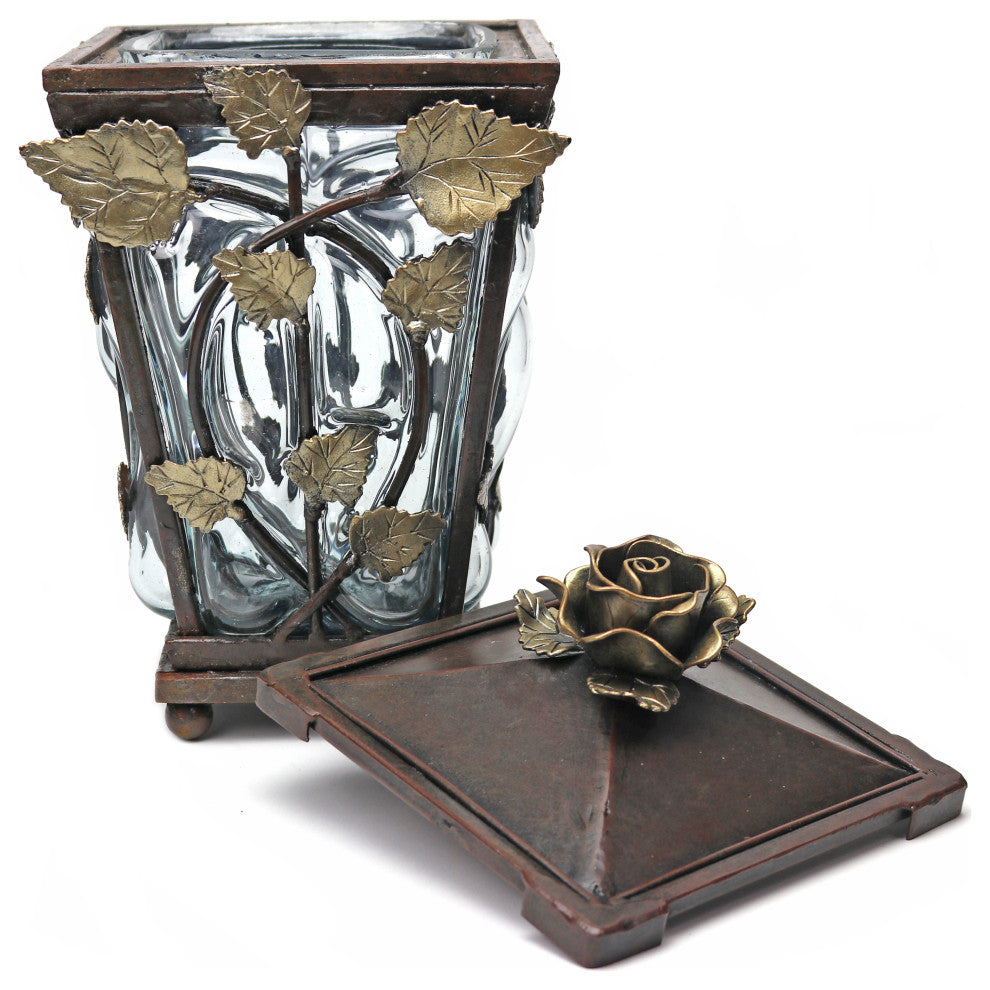 Vine Wrought Iron Canister