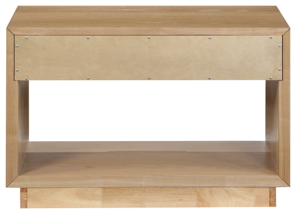 Avery Wood Veneer Night Stand, Oak