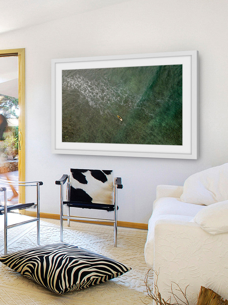 "Floating Out" Framed Print by Karolis Janulis