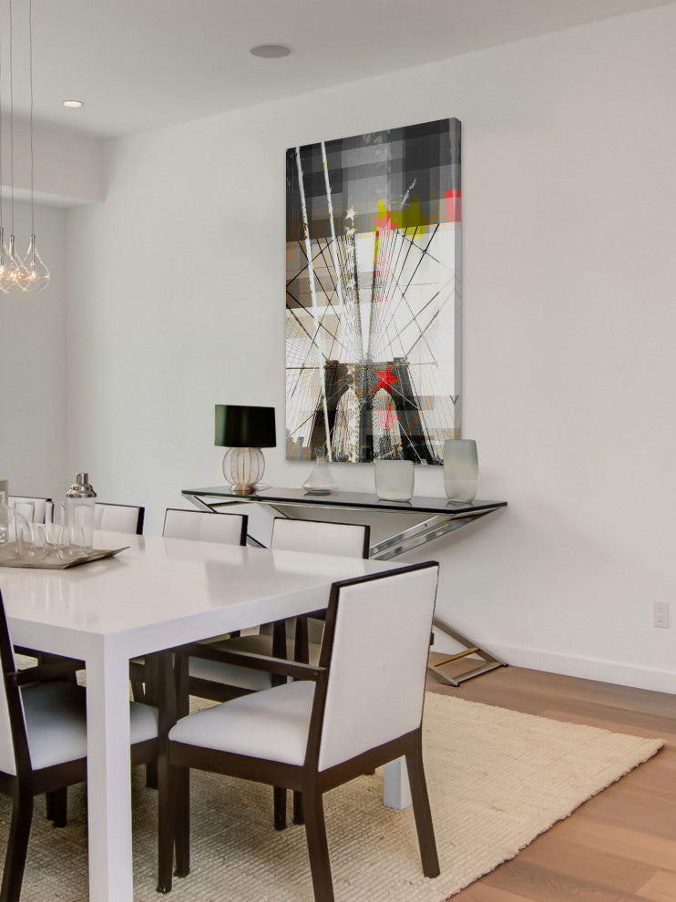 "Brooklyn" Fine Art Canvas Print, 12"x24"