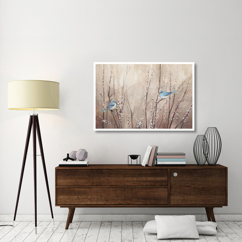 "Pretty Birds" Digital Paper Print by Julia Purinton, 50"x34"