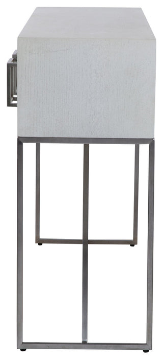 Uttermost Abaya White Console table