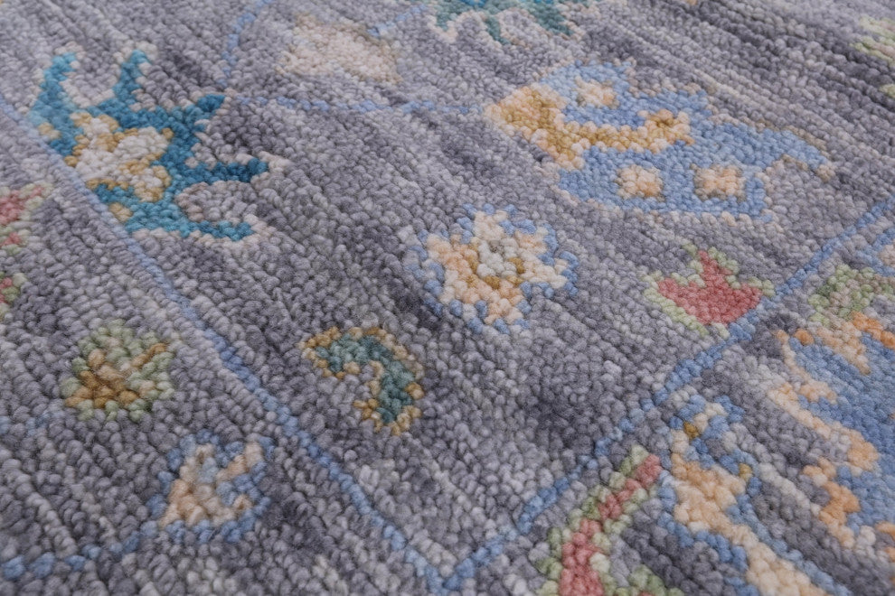 2' 7" X 8' 0" Handmade Turkish Oushak Wool Runner Rug - Q13404