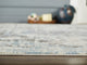 Abani Urbana URB130A Bohemian Distressed Silver and Light Blue Area Rug
