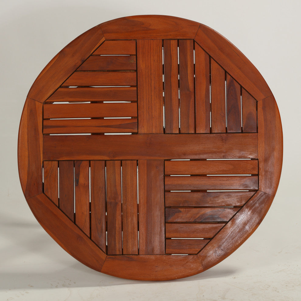 Bare Decor Jessa Indoor or Outdoor Solid Teak Wood Coffee Table 36"x20"