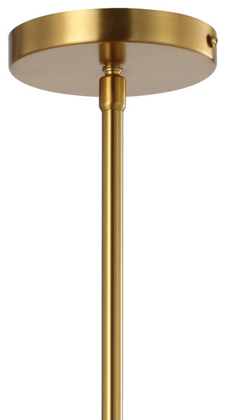 Homer 13"W LED Pendant - Black / Brass Gold