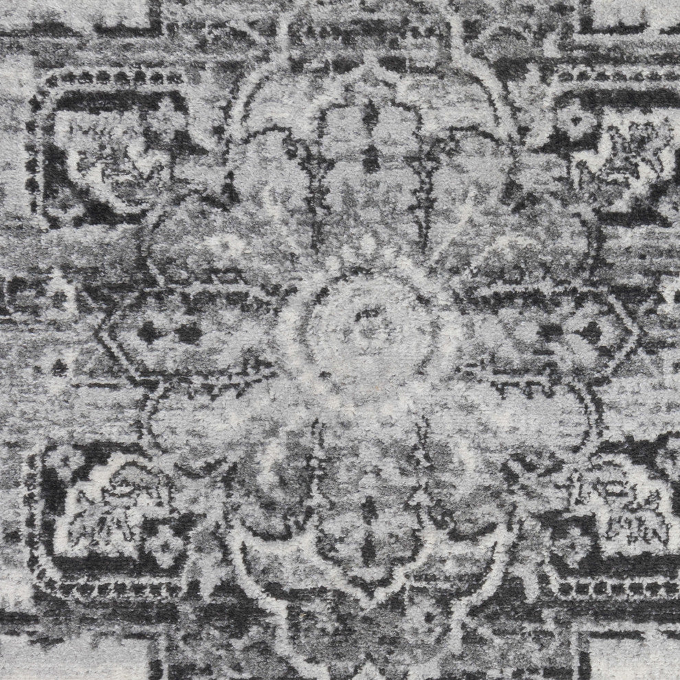 Alexandria Yana Power-Loomed Polypropylene Area Rug, Ivory, 2'6" X 10'3"