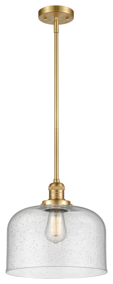 Bell Mini Pendant, Satin Gold, Seedy