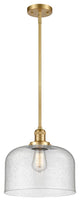 Bell Mini Pendant, Satin Gold, Seedy