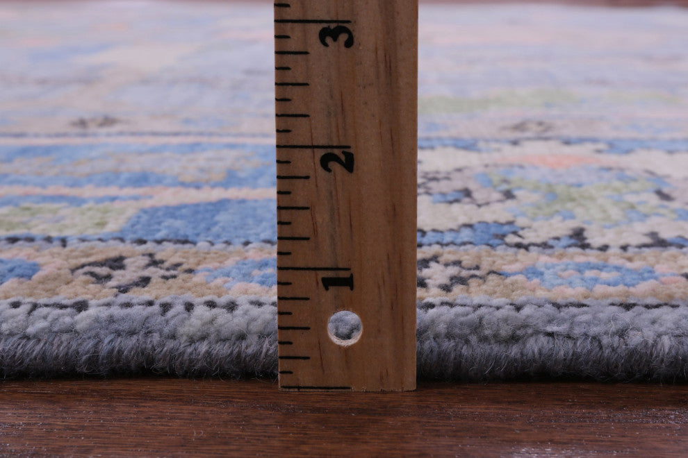 8' 4" X 10' 1" Hand-Knotted Turkish Oushak Wool Rug - Q15866