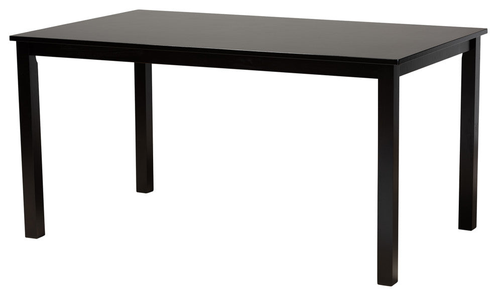 Marsala Modern Collection, Gray/Dark Brown, 7-Piece Dining Set