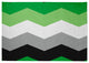 Aromantic Chevron Chenille Rug, Aromantic Chevron, 5'x7'