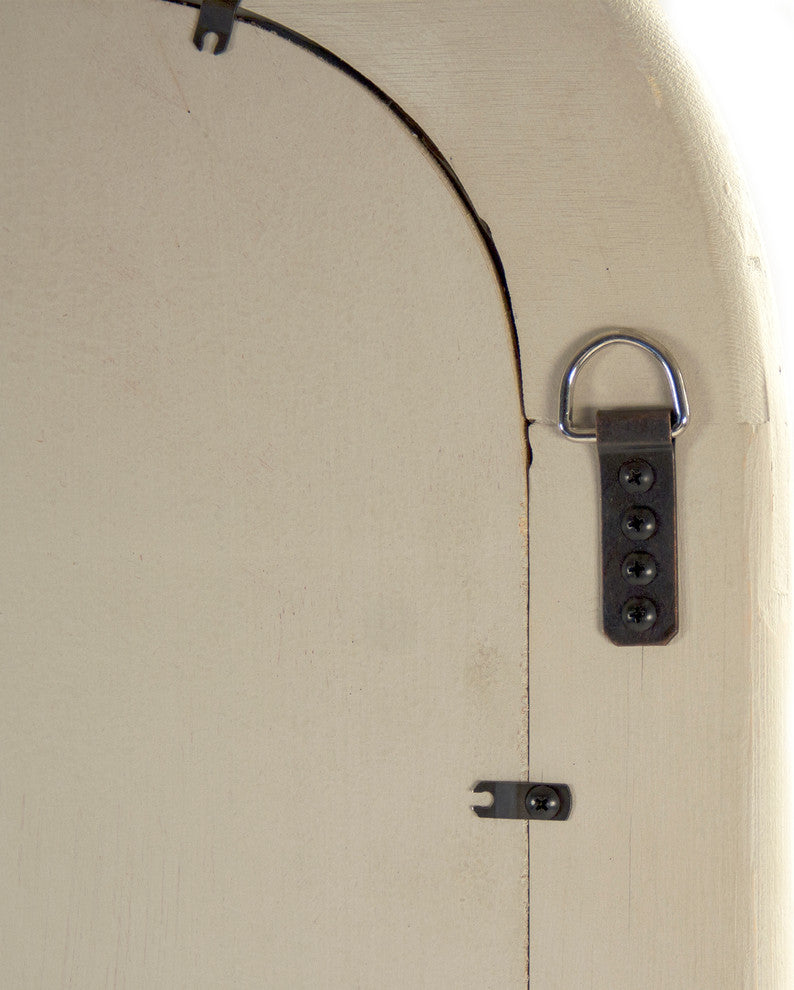 Bogart Mirror, Weathered Off-White
