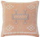 Safavieh Lorenz Pillow Orange 18" X 18"