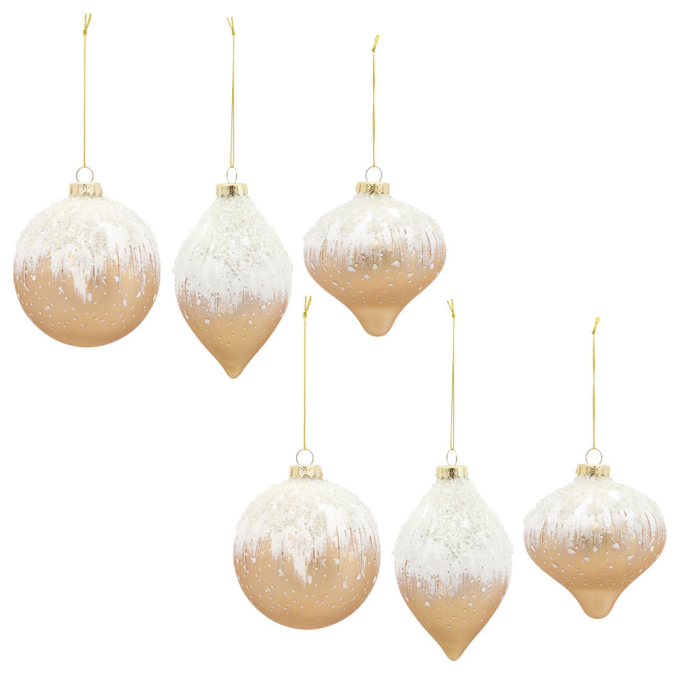 Glass Ornament, 6-Piece Set