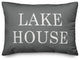 Lake House Outdoor Lumbar Pillow